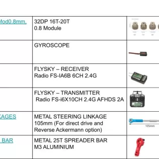 V6 JLB X HSP TRUGGY 1:8 4WS 4WD (4 WHEEL STEERING) - Model thumbnail 8