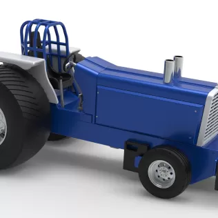 Pro Stock Pulling Tractor Version 5 Scale 1:25 - Model thumbnail 21