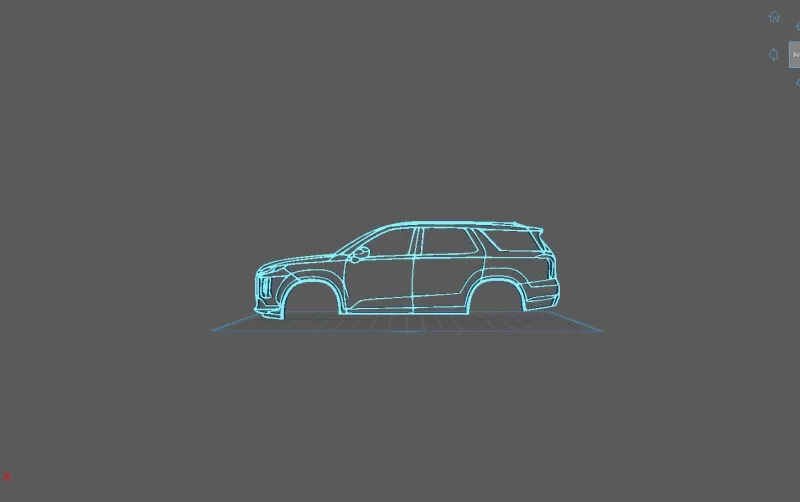 Hyundai - Palisade 2020 Wall Art - Model preview 1