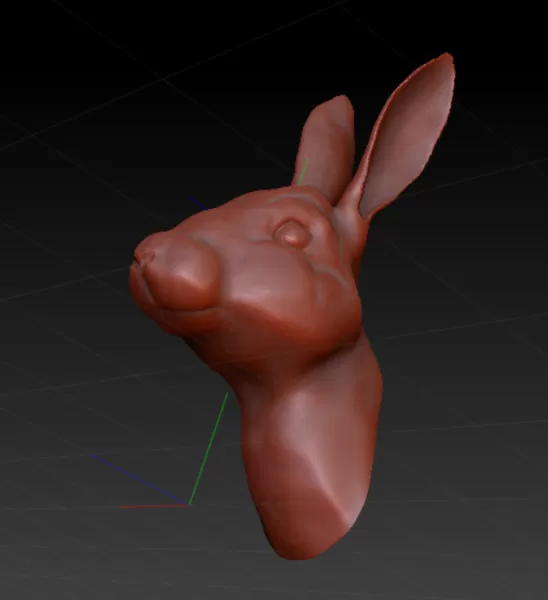 Rabbit Bust - Model preview 1