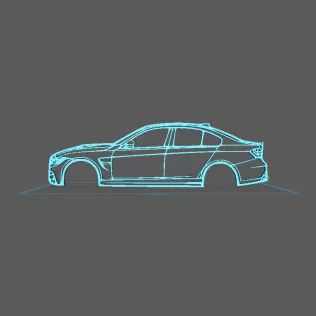 BMW - M3 F80 2014 Wall Art