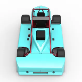 Experimental Pavement Silver Crown Car Version 3 Scale 1:25 - Model thumbnail 8