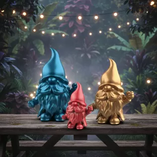 Gnome Figure, 3D Gnome Home & Garden Decor, Garden Gnomes - Model thumbnail 1