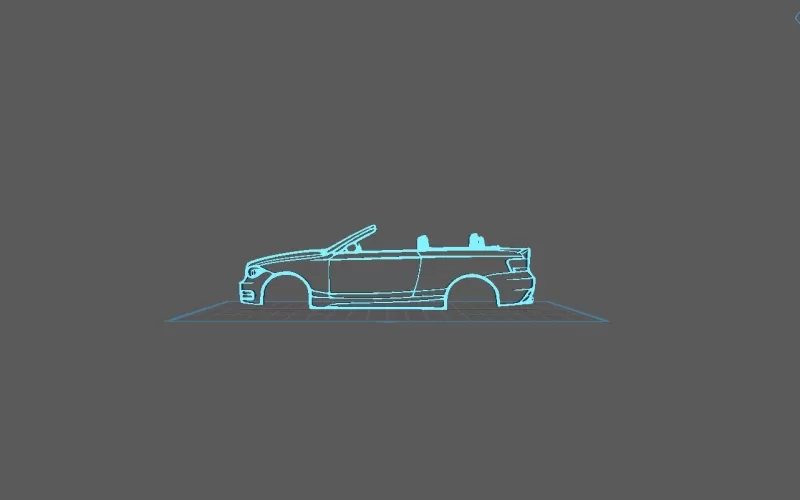 BMW - E88 2009 Wall Art - Model preview 1