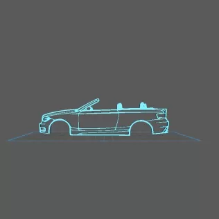 BMW - E88 2009 Wall Art