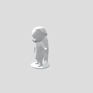 Mini Doll Figurine - Model thumbnail 2