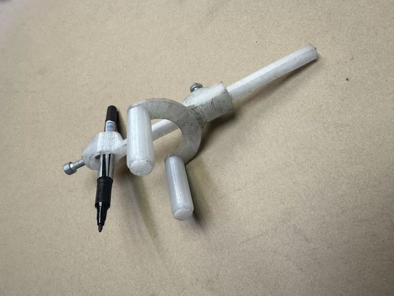 Car Wheel Arch Line Marker Tool - Model preview 2