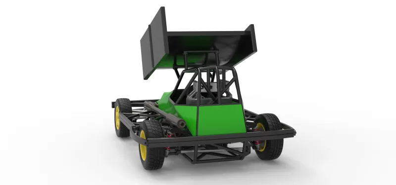BriSCA Formula 2 Stock Car Scale 1:25 - Model preview 14