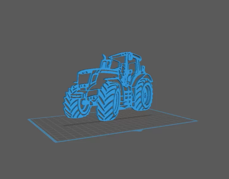 Tractor - Massey Fergusson Wall Art - Model preview 1