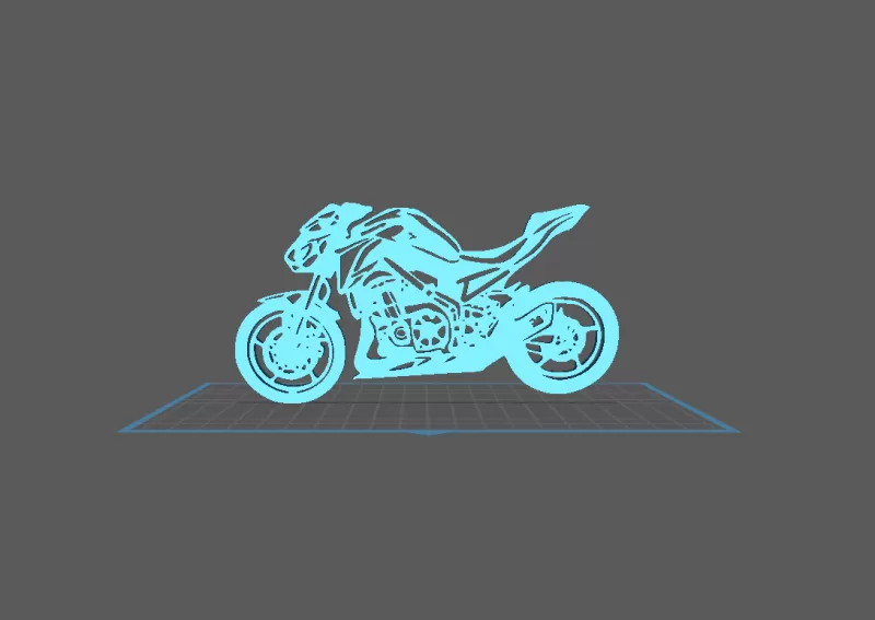 Kawasaki - Z900 Wall Art - Model preview 1