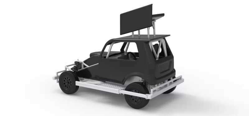 New Zealand Ministock car Version 3 Scale 1:25 - Model preview 12