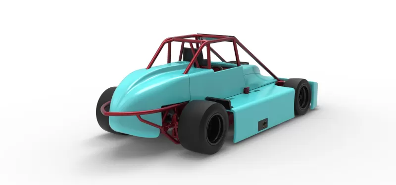 Experimental Pavement Silver Crown Car Version 3 Scale 1:25 - Model preview 18