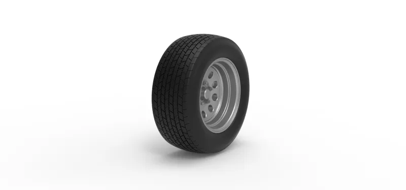 Wheel of Dirt Modified stock car V3 Scale 1:25 - Model preview 2