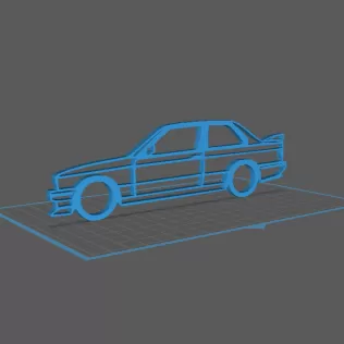 BMW - E30 Wall Art - Model thumbnail 1