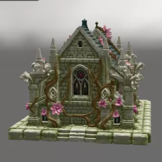 Blossom Cathedral STL File for 3D Print - Model thumbnail 8