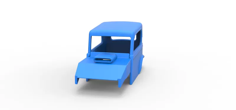 Shell of New Zealand Ministock car Scale 1:25 - Model preview 4