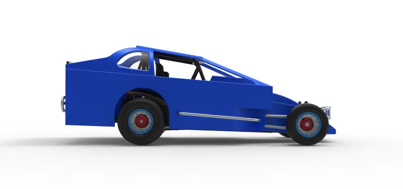Northeast Dirt Modified stock car Version 2 Scale 1:25 - Model preview 22