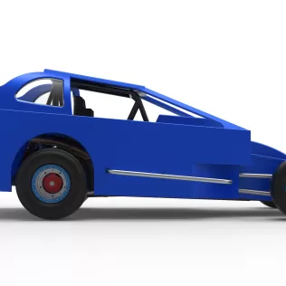 Northeast Dirt Modified stock car Version 2 Scale 1:25 - Model thumbnail 22