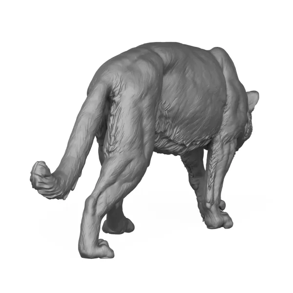 Jaguar Walking 3D Print Model - Model preview 5