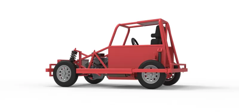 New Zealand Ministock car Base Version 3 Scale 1:25 - Model preview 13