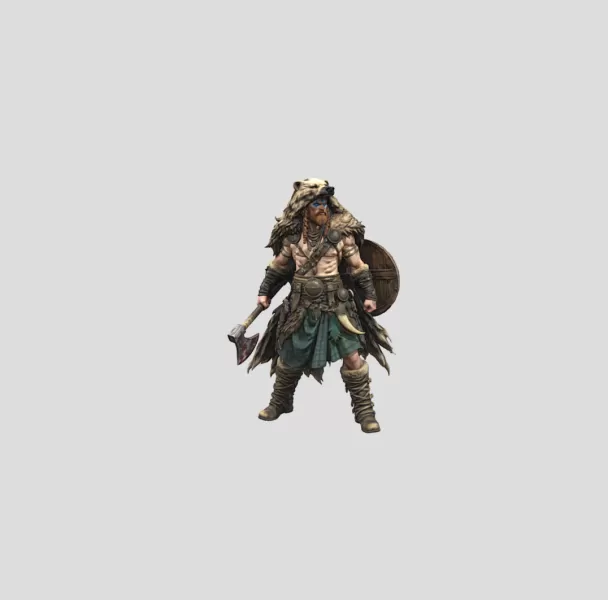 Berserker Warrior - Model preview 1