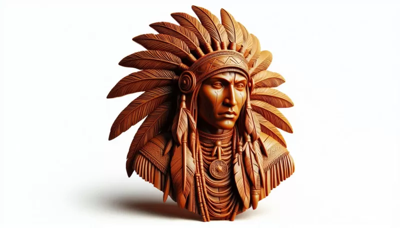 Apache Warrior Man 3D Model - Model preview 1