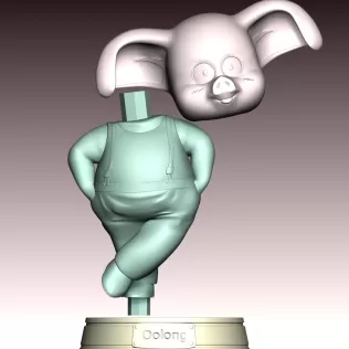 Oolong - Dragon Ball - Model thumbnail 10