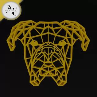 Dog - Geometric - 2D Wall Art Decor