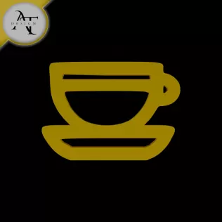 Simple Coffee Cup Symbol - 2D Art