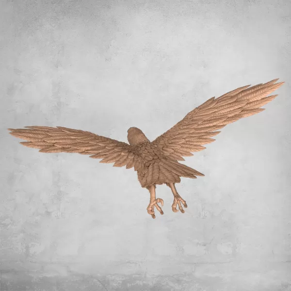 Flying Eagle Statue - Model preview 6
