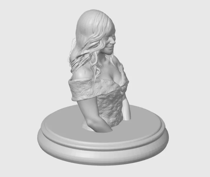 Reese Witherspoon 3D Bust - Model preview 8