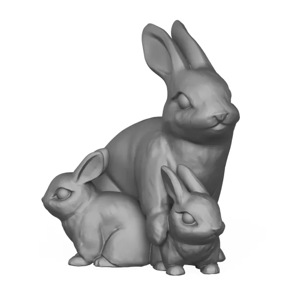 Rabbit Family - Model preview 1