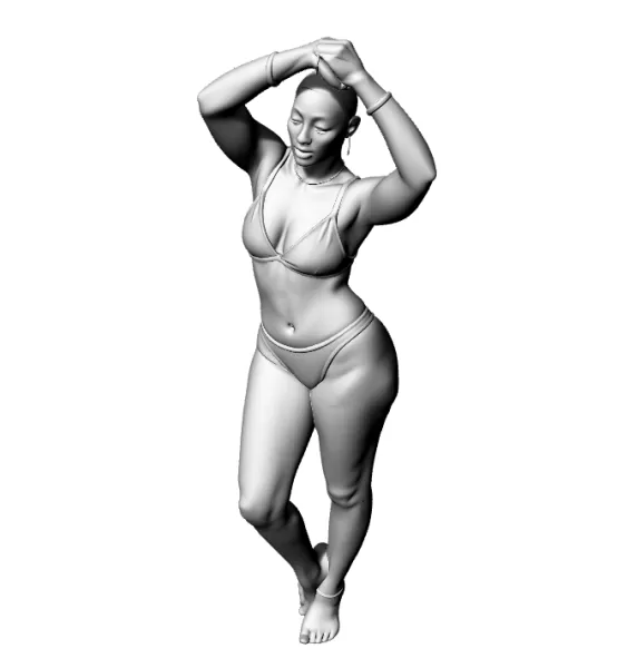 Miss Afrika - Model preview 1