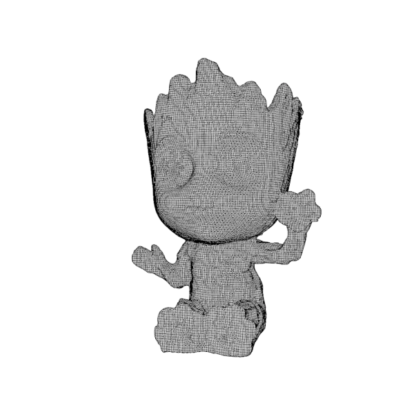 Grut 3D Model - Fantasy Cartoon Character Adorable Tree Spirit - Model preview 6