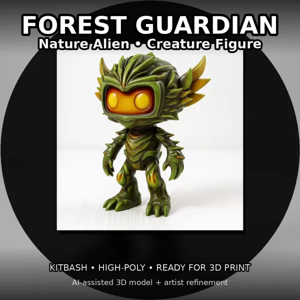 Kitbash Toy Heroes – High-Poly Character Pack (7 Figures) - Model preview 8