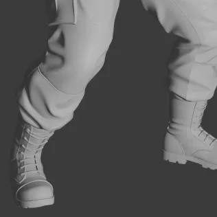 MORTAL KOMBAT 3 - JAX - Model thumbnail 2