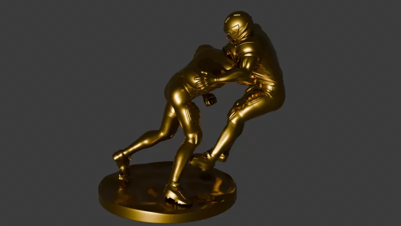 PACK OF 4 POSITIONS - 3D AMERICAN SOCCER PLAYERS - Model preview 13