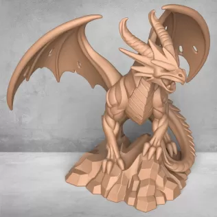 Dragon Sculpture - Model thumbnail 5