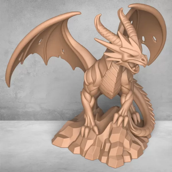 Dragon Sculpture - Model preview 5
