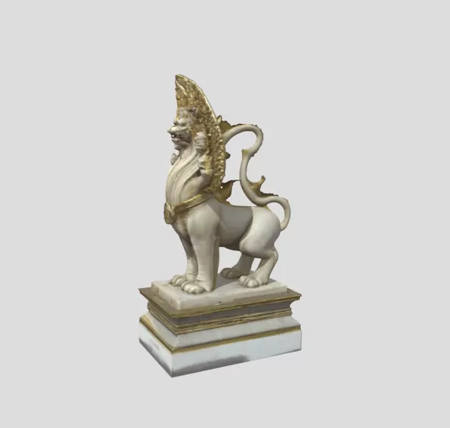 Seven Headed Naga Guardian Statue - Model preview 2