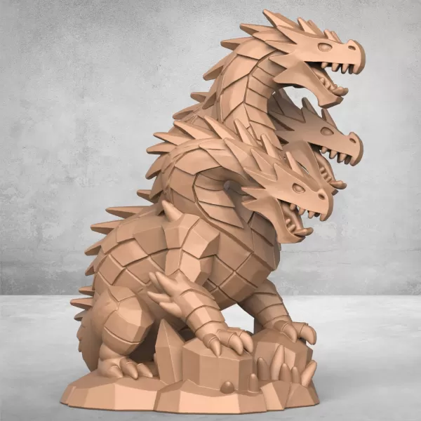 Monster Dragon Sculpture - Model preview 4