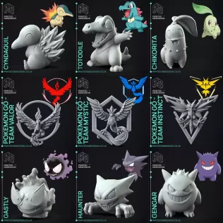 45 Pokemon STL file - Model thumbnail 4