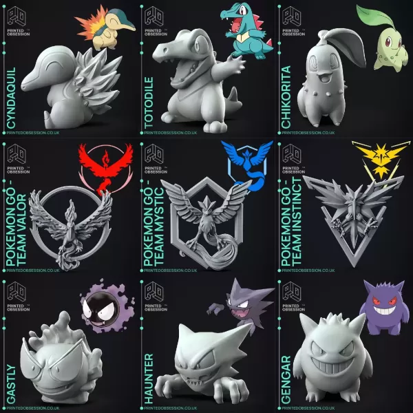 45 Pokemon STL file - Model preview 4