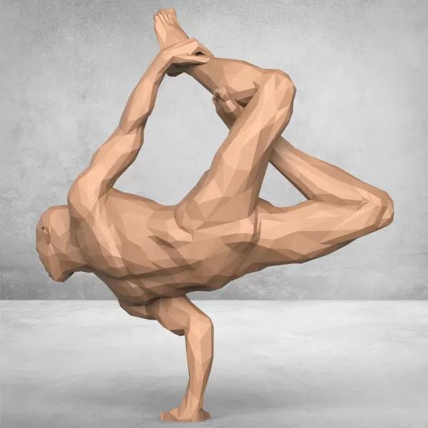 Dancing Man Statue - Model preview 2
