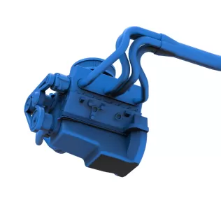 Engine of New Zealand Vintage Stock car Scale 1:25 - Model thumbnail 3