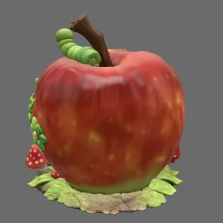 Enchanted Apple Cottage STL File 3D Printable - Model thumbnail 5