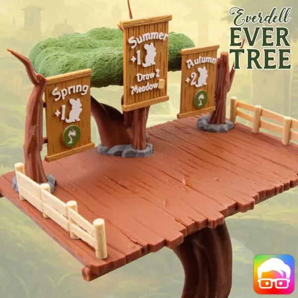 Everdell Tree 3d Printable Replacement - Model preview 10