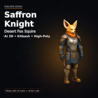 Fablekin Guardians — Character Pack (10 Stylized Heroes) - Model thumbnail 16