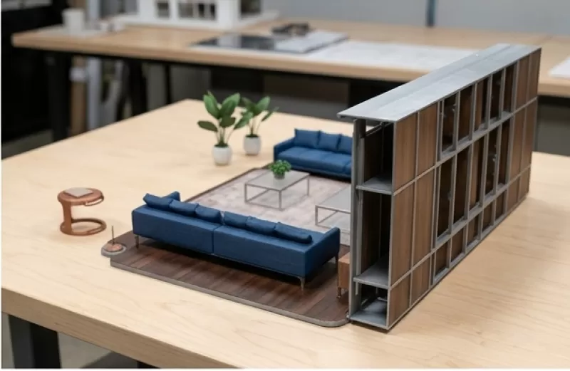 luxury penthouse interior - Model preview 3