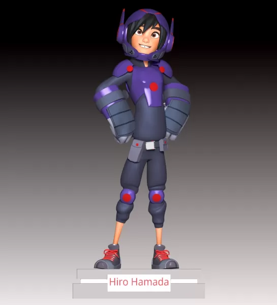 Hiro Hamada - Model preview 2